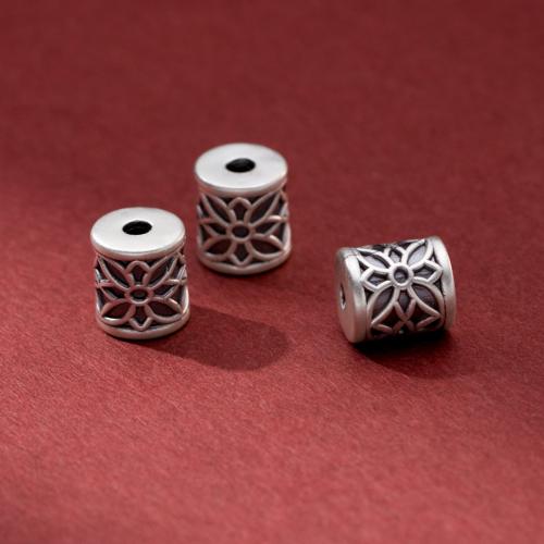 925 Sterling Silber Perlen, DIY, originale Farbe, 10x11.50mm, Bohrung:ca. 2.8mm, verkauft von PC