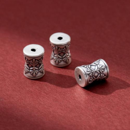 925 الخرز فضة, 925 فضة, ديي, اللون الأصلي, 9.50x13mm, حفرة:تقريبا 2.1mm, تباع بواسطة PC