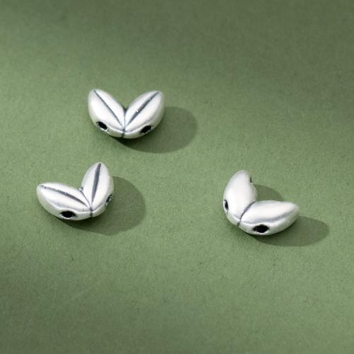 Perles en argent sterling 925, DIY & double trou, argent, 13x9.40x4.90mm, Trou:Environ 1.3mm, Vendu par PC