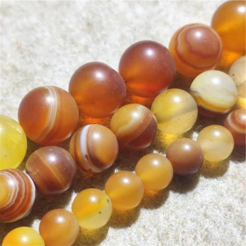 Natural Lace Agate Beads Round DIY & frosted mixed colors Sold Per Approx 36-38 cm Strand