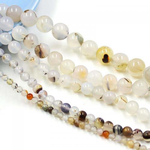 Paars Chalcedoon, Ocean Calcedony, Ronde, DIY & verschillende grootte voor keus, gemengde kleuren, Per verkocht Ca 38-40 cm Strand