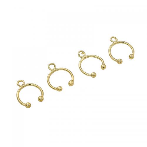 Messing Clip On Earring vinden, 14K met goud gevuld, DIY & verschillende stijlen voor de keuze, nikkel, lood en cadmium vrij, Verkocht door PC