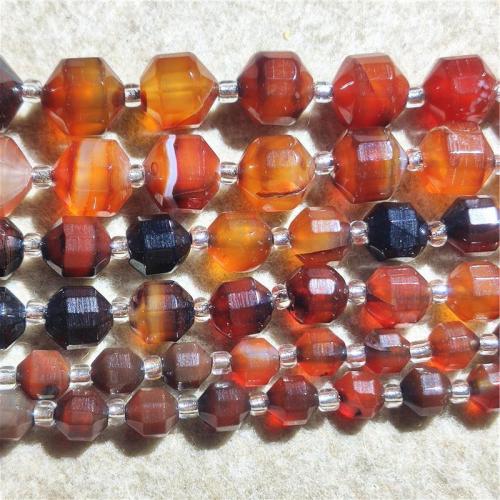 Perles agates miracles naturelles, agate miracle, DIY & normes différentes pour le choix & facettes, couleurs mélangées, Vendu par Environ 36-38 cm brin