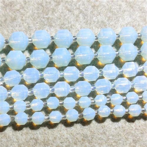 Dragi kamen perle Nakit, Opal, možete DIY & različite veličine za izbor & faceted, bijel, Prodano Per Približno 36-38 cm Strand