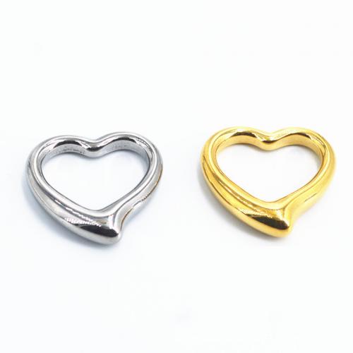 Stainless Steel Heart Pendants 304 Stainless Steel DIY Sold By PC