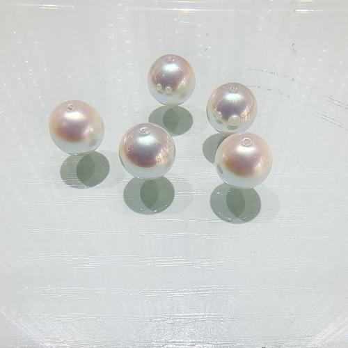 Üveg Pearl Gyöngyök, Glass Pearl, Kerek, DIY & különböző méretű a választás, fehér, Kb 10PC-k/Bag, Által értékesített Bag