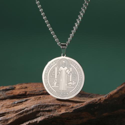 Collana di titanio acciaio, Titantium acciaio, with 5CM extender chain, Cerchio, placcato, per la donna, nessuno, Lunghezza 45 cm, Venduto da PC