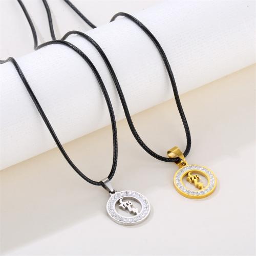 Stainless Steel Pendants 304 Stainless Steel Round plated DIY & with rhinestone 20mm Sold By PC