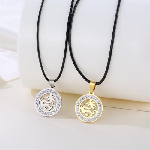 Stainless Steel Pendants 304 Stainless Steel Round plated DIY & with rhinestone 20mm Sold By PC