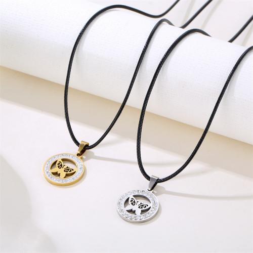 Stainless Steel Pendants 304 Stainless Steel Round plated DIY & with rhinestone 20mm Sold By PC