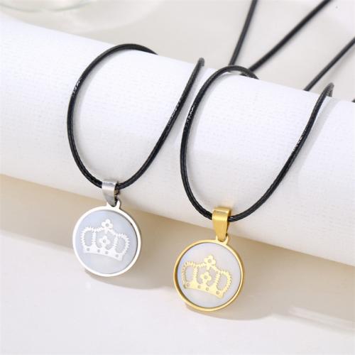 Stainless Steel Pendants 304 Stainless Steel with Shell Round plated DIY 20mm Sold By PC