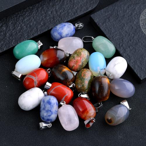 Fashion Decoration Gemstone with Zinc Alloy Oval DIY Random Color Sold By PC