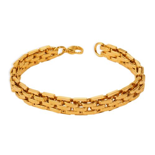 Bracelet d'acier titane, Placage, styles différents pour le choix & pour femme, plus de couleurs à choisir, Longueur Environ 20 cm, Vendu par PC