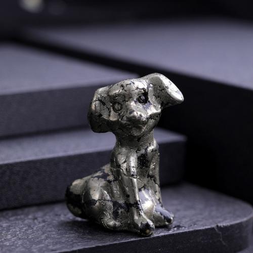 Fashion Decoration Natural Stone Dog Carved for home and office Sold By PC