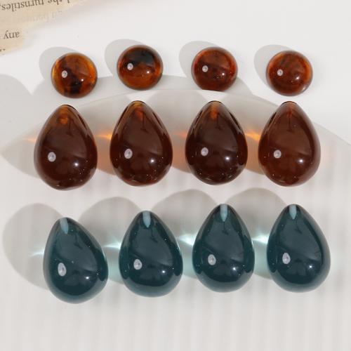 Resin sieraden onderdelen, Hars, DIY, meer kleuren voor de keuze, 2pC's/Stel, Verkocht door Stel