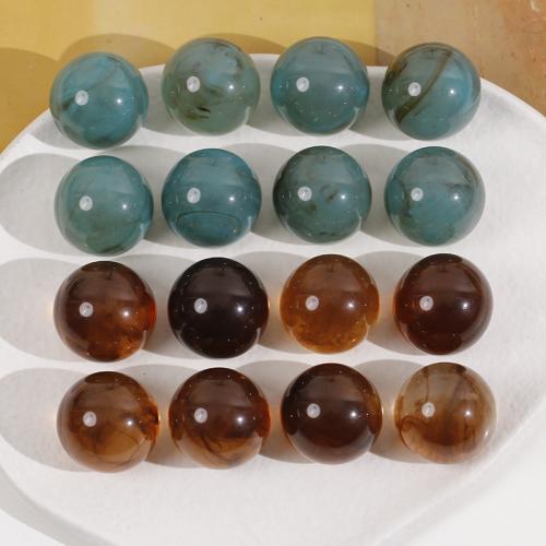 Resin Jewelry Beads Round DIY Sold By PC