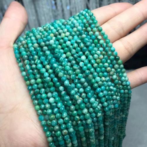 Amazonit Beads, poleret, Naturligt & du kan DIY, lyseblå, 4mm, Solgt Per Ca. 38-40 cm Strand