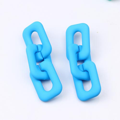 Acrylic Jewelry Earring painted fashion jewelry & for woman & hollow Sold By Pair