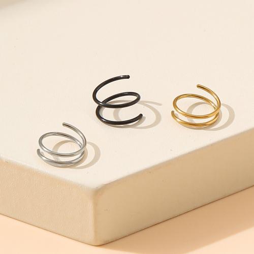 Zink legering Neus Piercing sieraden, Zinc Alloy, plated, drie stuks & mode sieraden & uniseks, gemengde kleuren, nikkel, lood en cadmium vrij, Inner diameter :8mm, Verkocht door Stel