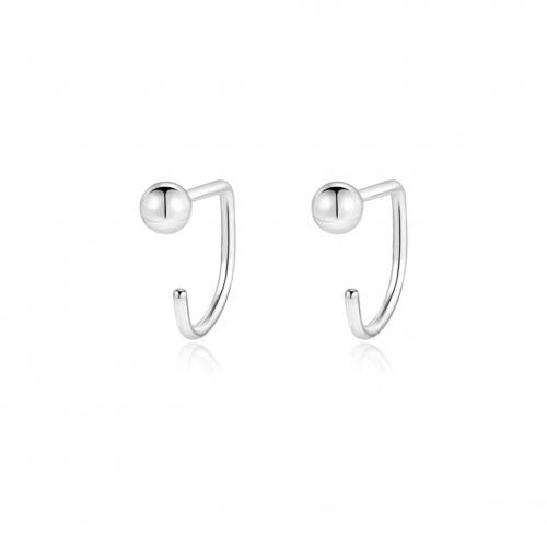 925 Sterling Silver Stud Earrings fashion jewelry & for woman nickel lead & cadmium free Sold By Pair