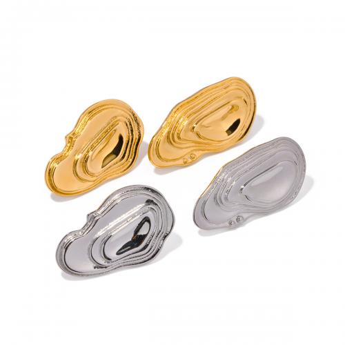 Boucles d'oreilles asymétriques, Acier inoxydable 304, bijoux de mode & pour femme, plus de couleurs à choisir, Vendu par PC