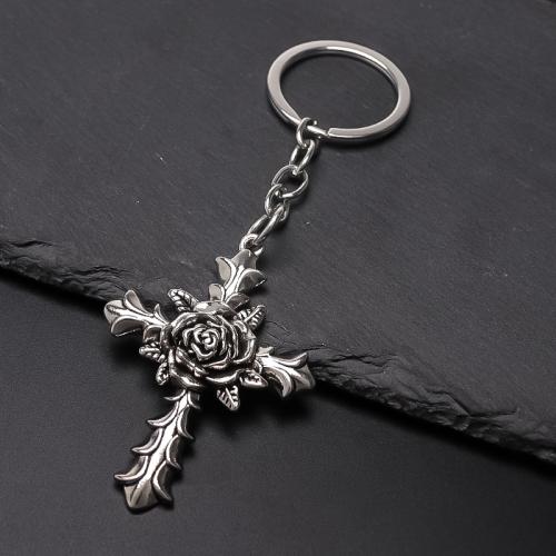 Zinc Alloy Key Clasp plated fashion jewelry silver color nickel lead & cadmium free Sold By PC