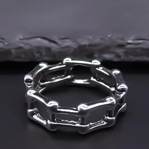 Zink Alloy Finger Ring, plated, mode smycken, silver, nickel, bly och kadmium gratis, Ring inner diameter:1.8cm, Säljs av PC