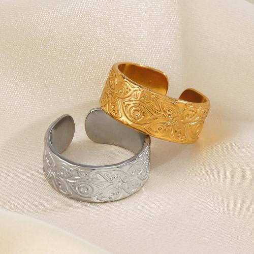 Edelstahl Ringe, 304 Edelstahl, plattiert, Modeschmuck, keine, Ring inner diameter:1.7cm, verkauft von PC