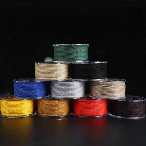 Varró Thread, Pamut, -val Nylon polipropilén, kézi, DIY & különböző méretű a választás, több színt a választás, Által értékesített spool