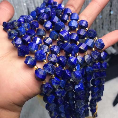 Lapislazuli Perlen, poliert, natürliche & DIY, 9x10mm, verkauft per ca. 38-40 cm Strang