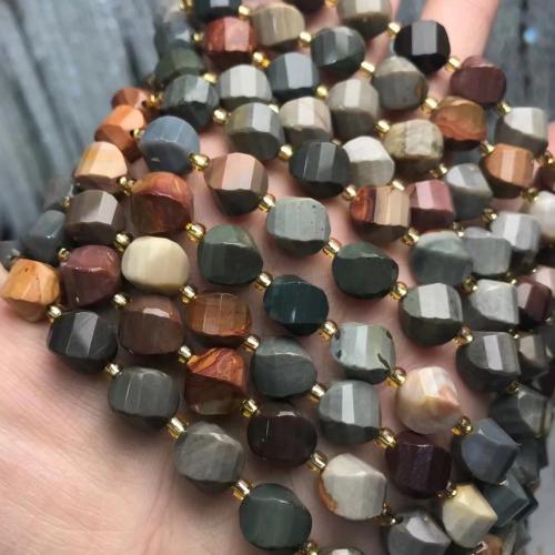 Perles agates, poli, naturel & DIY, 9x10mm, Vendu par Environ 38-40 cm brin