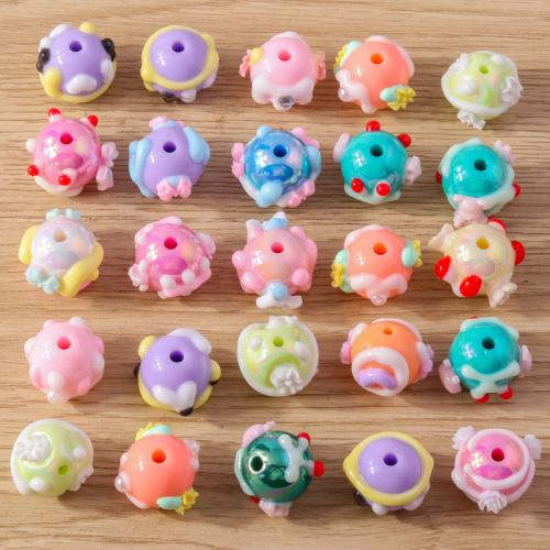 Plastic Beads stoving varnish random style & DIY Approx Sold By Bag