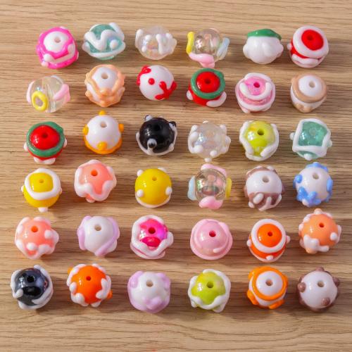 Plastic Beads stoving varnish random style & DIY Approx Sold By Bag