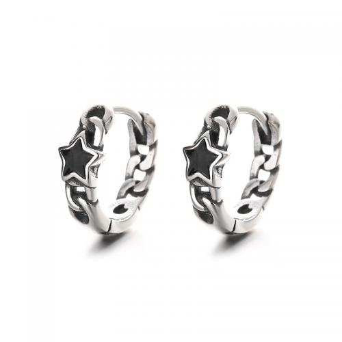 925 σκουλαρίκια από ασήμι 925, 925 Sterling Silver, επιχρυσωμένο, για τη γυναίκα & εποξική αυτοκόλλητο, αρχικό χρώμα, 12.60x13.40mm, Sold Με Ζεύγος