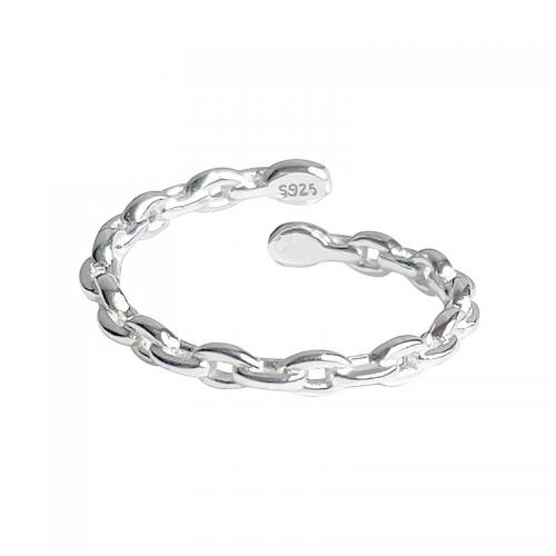 Sterling Silver Κοσμήματα δάχτυλο του δακτυλίου, 925 Sterling Silver, γυαλισμένο, για τη γυναίκα, ασήμι, Sold Με PC