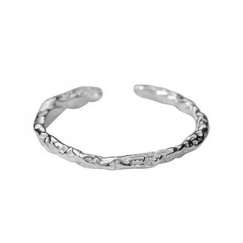 Sterling Silver Κοσμήματα δάχτυλο του δακτυλίου, 925 Sterling Silver, γυαλισμένο, για τη γυναίκα, ασήμι, Sold Με PC