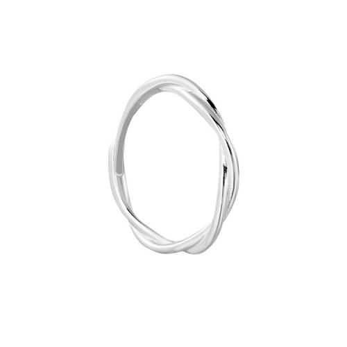 925 Sterling Silver Finger Rings polished for woman silver color Sold By PC