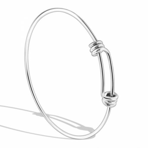 Rozsdamentes acél bangle, 316 rozsdamentes acél, divat ékszerek & egynemű, az eredeti szín, nikkel, ólom és kadmium mentes, 1.50mm, Által értékesített PC