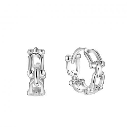 925 Sterling Silver Hoop Earrings plated for woman Sold By Pair