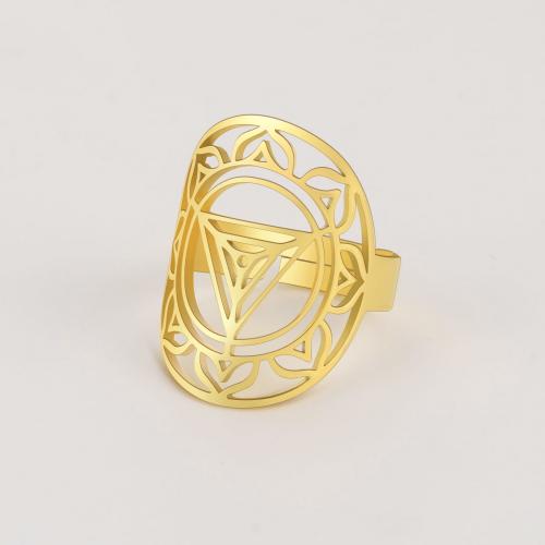 Vinger Ring in edelstaal, 304 roestvrij staal, Verstelbare & mode sieraden & voor vrouw & hol, meer kleuren voor de keuze, Inner diameter about:18mm,width:25mm,thickness:1mm, Verkocht door PC