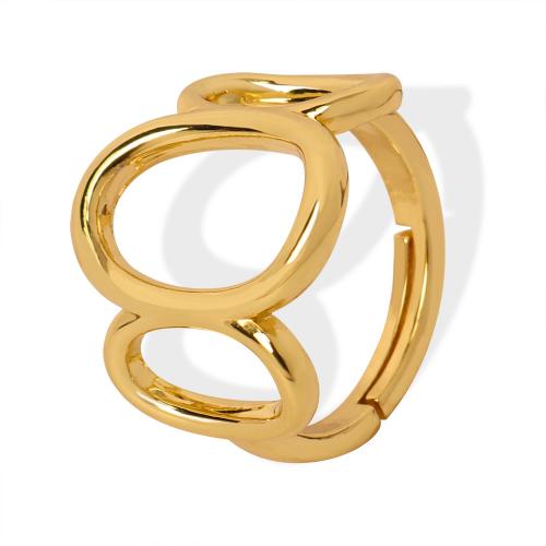 Brass Finger Ring plated for woman golden US Ring Sold By PC