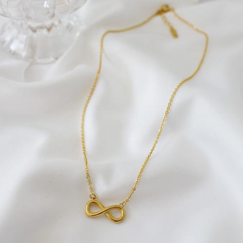 Collar de Acero Titanio, Partículas de acero, con 5cm extender cadena, 18K chapado en oro, Joyería & para mujer, dorado, longitud aproximado 40 cm, Vendido por UD