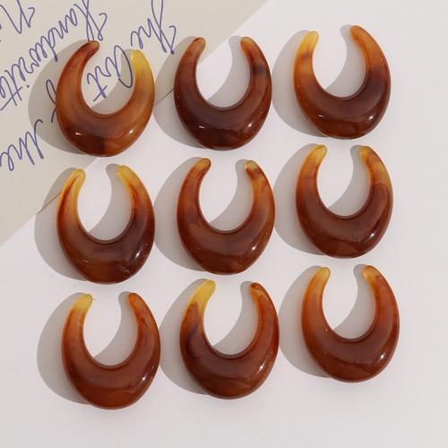 Hair Accessories DIY Findings Resin brown Sold By PC