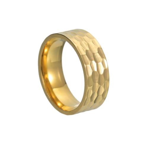 Anillo de dedo de acero inoxidable, acero inoxidable 304, chapado, diverso tamaño para la opción & para mujer, más colores para la opción, Vendido por UD