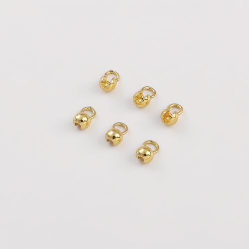 ottone Posizionamento Bead, placcato, DIY & per la donna, dorato, Foro:Appross. 2mm, Venduto da PC