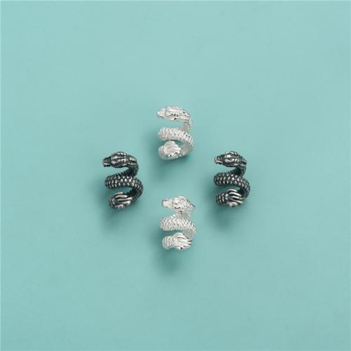 925 sterling silver Spacer Bead, Draken, DIY, fler färger för val, 14.20x9.40mm, Hål:Ca 5.4mm, Säljs av PC