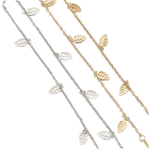 Brass Beading Chains Leaf plated DIY nickel lead & cadmium free Sold By m