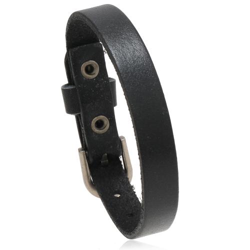 PU cavo bracciali, with lega in zinco, gioielli di moda & per l'uomo, nessuno, Lunghezza Appross. 18-23 cm, Venduto da PC