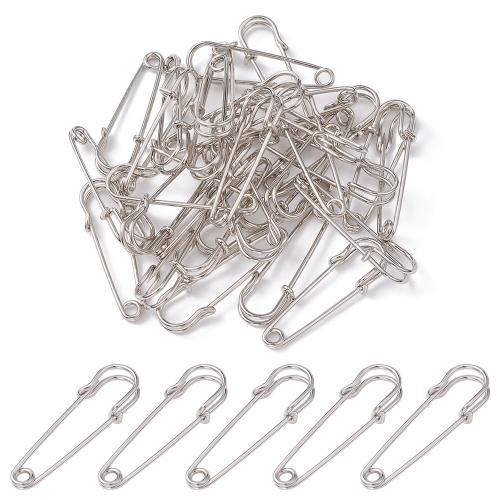 Ferro Kilt Pin, Fiore, placcato color argento, formato differente per scelta, nessuno, assenza di nichel,piombo&cadmio, 30PC/borsa, Venduto da borsa