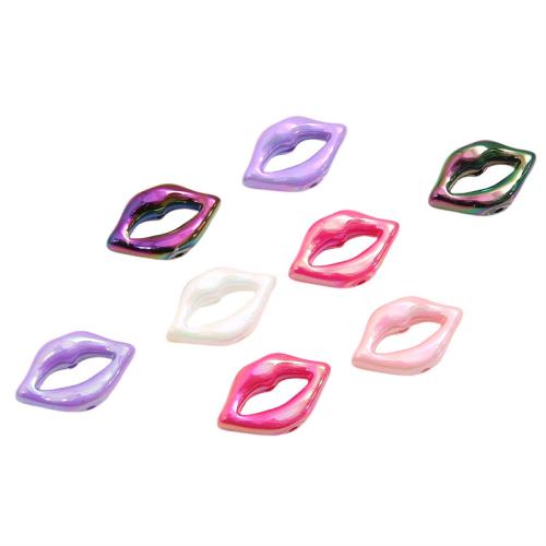 Plated Acrylic Beads colorful plated DIY Sold By Bag